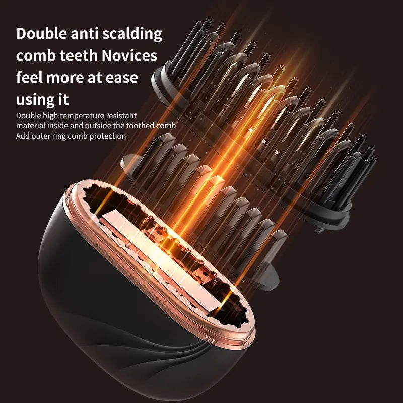 Mini Wireless Hair Straightening Comb